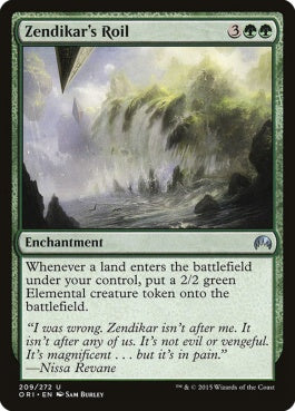 naokuroshop MTG [ORI][209][緑][U][EN][ゼンディカーの乱動/Zendikar's Roil] NM