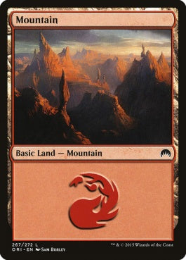 naokuroshop MTG [ORI][267][土地][C][EN][山/Mountain] NM