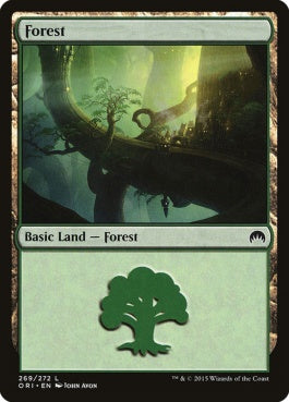 naokuroshop MTG [ORI][269][土地][C][EN][森/Forest] NM