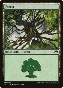 naokuroshop MTG [ORI][272][土地][C][EN][森/Forest] NM