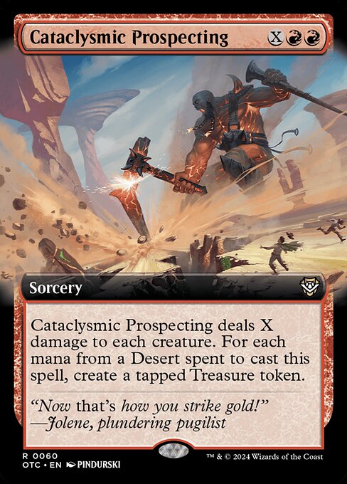 naokuroshop MTG [OTC][0060][赤][R][EN][激変の試掘/Cataclysmic Prospecting] NM