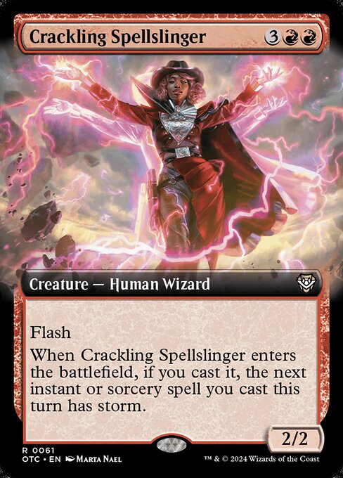 naokuroshop MTG [OTC][0061][赤][R][EN][弾ける呪文飛ばし/Crackling Spellslinger] NM