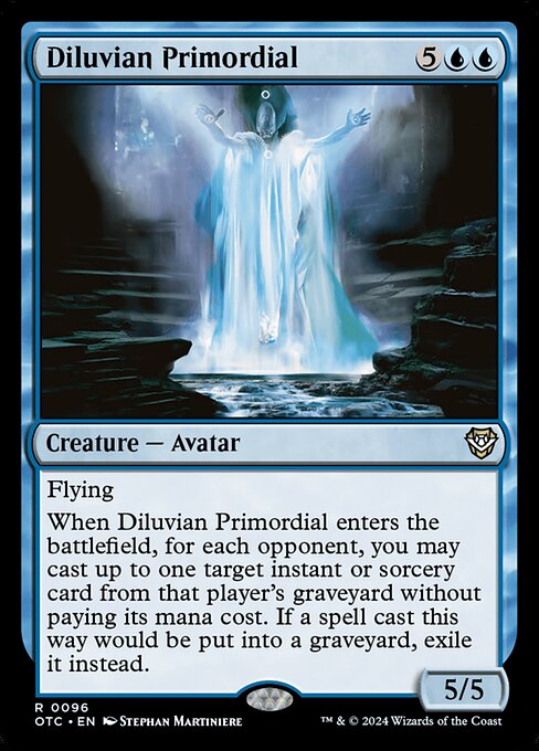 naokuroshop MTG [OTC][0096][青][R][EN][氾濫の始源体/Diluvian Primordial] NM