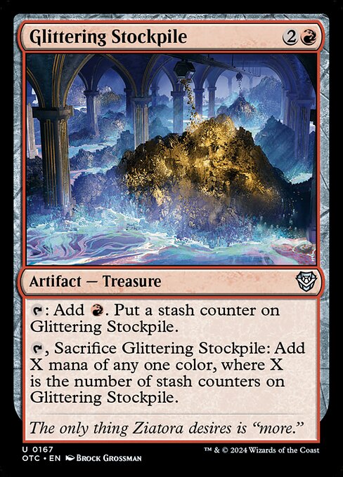 naokuroshop MTG [OTC][0167][赤][U][EN][輝く備蓄品/Glittering Stockpile] NM