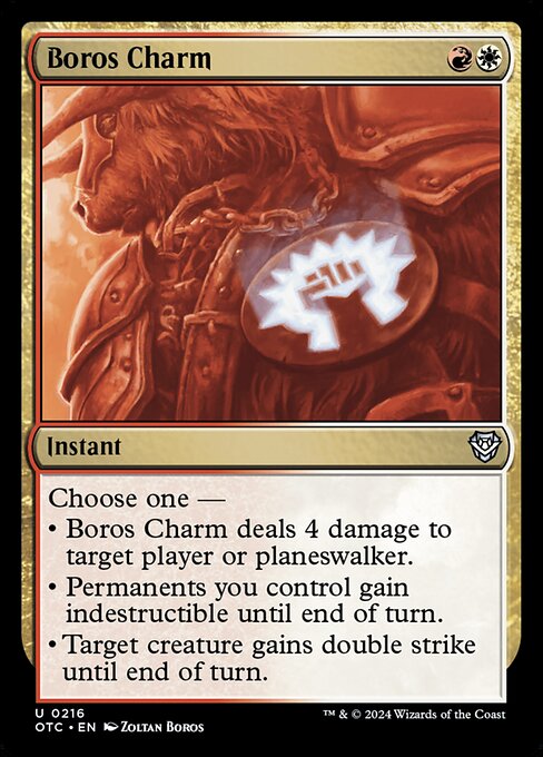 naokuroshop MTG [OTC][0216][多][U][EN][ボロスの魔除け/Boros Charm] NM