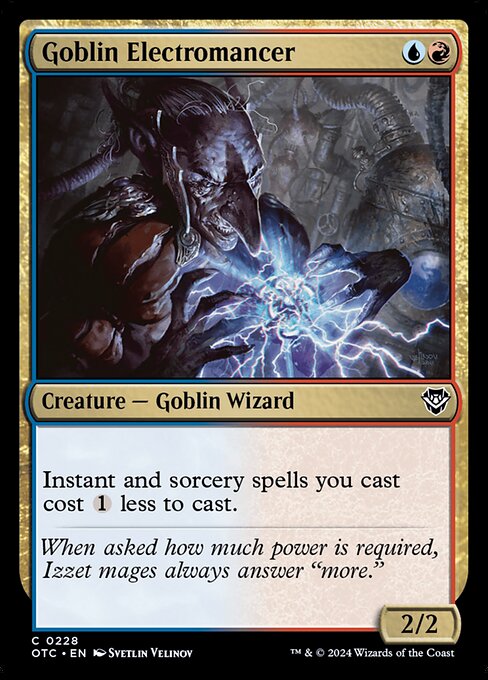 naokuroshop MTG [OTC][0228][多][C][EN][ゴブリンの電術師/Goblin Electromancer] NM