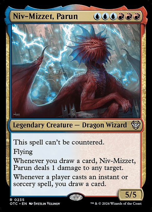 naokuroshop MTG [OTC][0235][多][R][EN][パルン、ニヴ＝ミゼット/Niv-Mizzet, Parun] NM