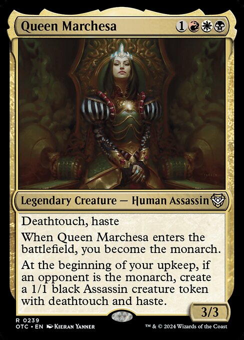 naokuroshop MTG [OTC][0239][多][R][EN][マルチェッサ女王/Queen Marchesa] NM