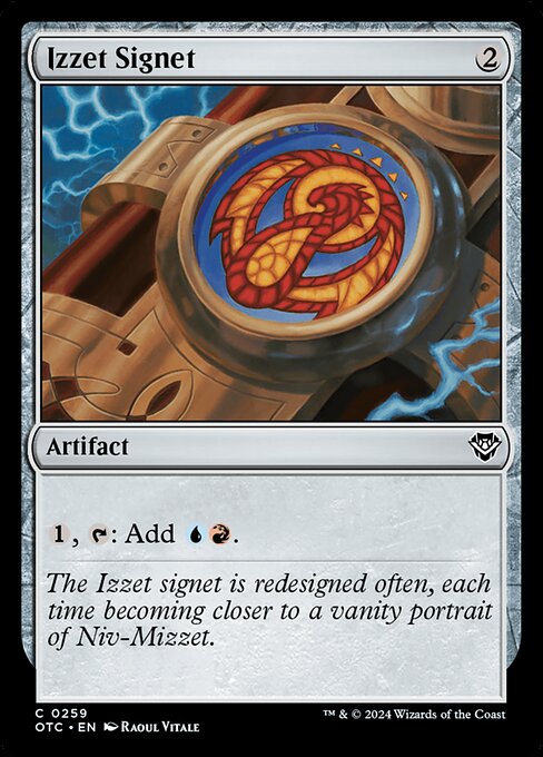 naokuroshop MTG [OTC][0259][茶][C][EN][イゼットの印鑑/Izzet Signet] NM