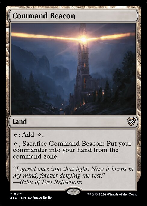 naokuroshop MTG [OTC][0279][土地][R][EN][統率の灯台/Command Beacon] NM