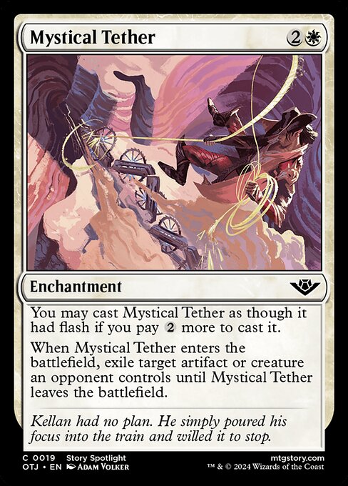 naokuroshop MTG [OTJ][0019][白][C][EN][神秘の縛め/Mystical Tether] NM