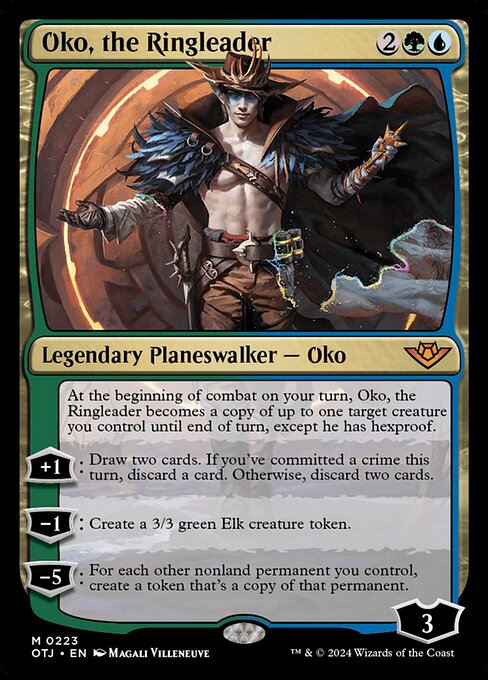 naokuroshop MTG [OTJ][0223][多][M][EN][首謀者、オーコ/Oko, the Ringleader]（foil） NM