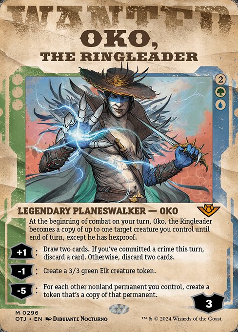 naokuroshop MTG [OTJ][0296][多][M][EN][首謀者、オーコ/Oko, the Ringleader]（foil） NM