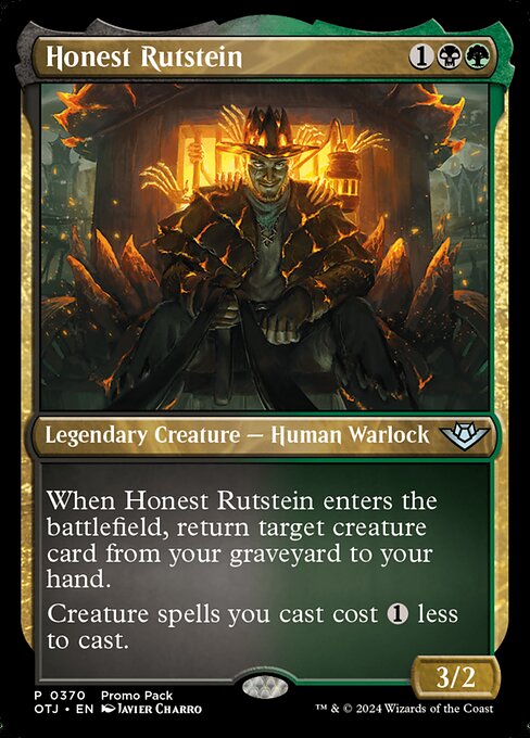 naokuroshop MTG [OTJ][0370][多][U][EN][正直者のラトスタイン/Honest Rutstein] NM