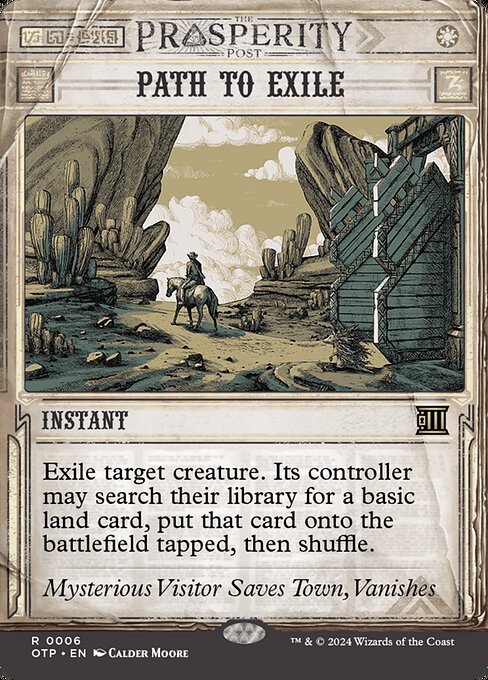 naokuroshop MTG [OTP][0006][白][R][EN][流刑への道/Path to Exile] NM