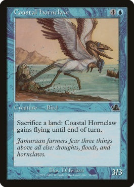 naokuroshop MTG [PCY][031][青][C][EN][沿岸の角爪鳥/Coastal Hornclaw] NM