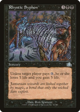 naokuroshop MTG [PCY][076][黒][U][EN][リスティックの吸管/Rhystic Syphon] NM