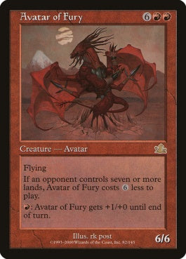 naokuroshop MTG [PCY][082][赤][R][EN][憤怒の化身/Avatar of Fury] NM