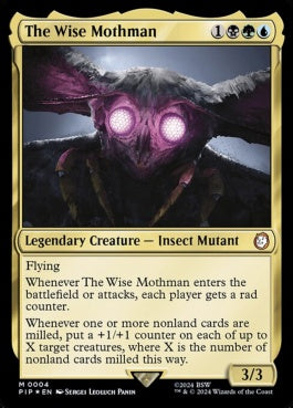 naokuroshop MTG [PIP][0004][多][M][EN][賢きモスマン/The Wise Mothman] NM