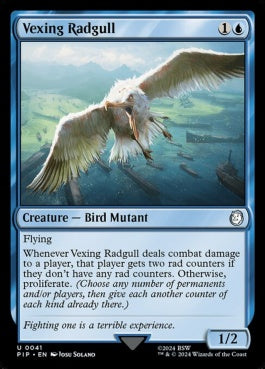 naokuroshop MTG [PIP][0041][青][U][EN][厄介なラッドガル/Vexing Radgull]（foil） NM