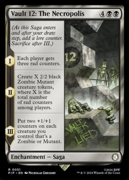 naokuroshop MTG [PIP][0051][黒][R][EN][Vault 12：ネクロポリス/Vault 12: The Necropolis]（foil） NM