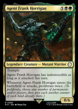 naokuroshop MTG [PIP][0089][多][R][EN][エージェント、フランク・ホリガン/Agent Frank Horrigan]（foil） NM