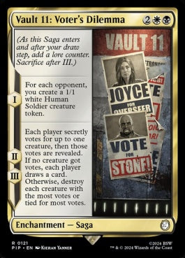 naokuroshop MTG [PIP][0121][多][R][EN][Vault 11：投票者のジレンマ/Vault 11: Voter's Dilemma]（foil） NM