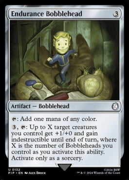 naokuroshop MTG [PIP][0132][茶][U][EN][エンデュランスのボブルヘッド/Endurance Bobblehead]（foil） NM