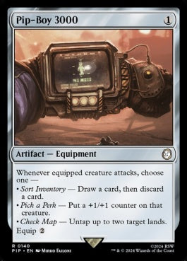 naokuroshop MTG [PIP][0140][茶][R][EN][ピップボーイ3000/Pip-Boy 3000]（foil） NM