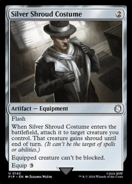 naokuroshop MTG [PIP][0142][茶][U][EN][シルバー・シュラウドの衣装/Silver Shroud Costume]（foil） NM