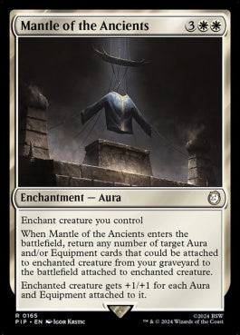 naokuroshop MTG [PIP][0165][白][R][EN][古き者のまとい身/Mantle of the Ancients] NM