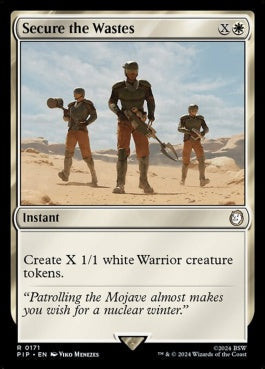 naokuroshop MTG [PIP][0171][白][R][EN][荒野の確保/Secure the Wastes]（foil） NM