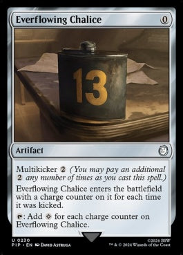 naokuroshop MTG [PIP][0230][茶][U][EN][永遠溢れの杯/Everflowing Chalice] NM