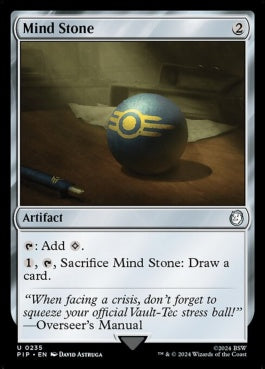 naokuroshop MTG [PIP][0235][茶][U][EN][精神石/Mind Stone]（foil） NM