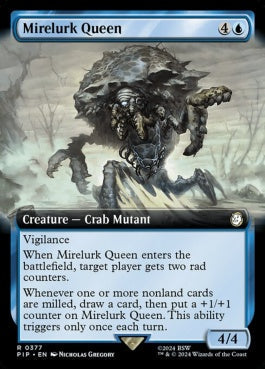 naokuroshop MTG [PIP][0377][青][R][EN][マイアラーク・クイーン/Mirelurk Queen]（foil） NM