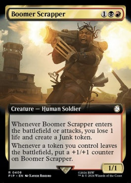 naokuroshop MTG [PIP][0408][多][R][EN][ブーマーの解体屋/Boomer Scrapper]（foil） NM