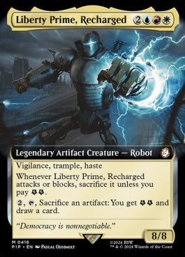 naokuroshop MTG [PIP][0416][多][M][EN][再稼働、リバティ・プライム/Liberty Prime, Recharged] NM