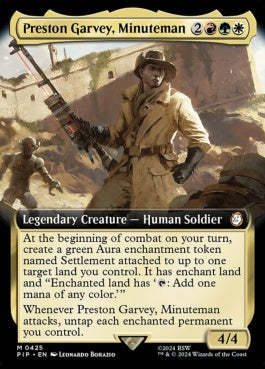 naokuroshop MTG [PIP][0425][多][M][EN][ミニットマン、プレストン・ガービー/Preston Garvey, Minuteman]（foil） NM