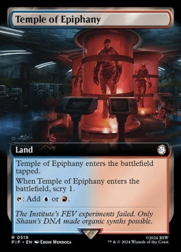 naokuroshop MTG [PIP][0519][土地][R][EN][天啓の神殿/Temple of Epiphany] NM