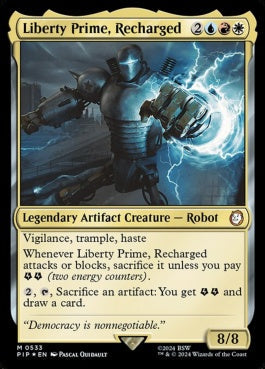 naokuroshop MTG [PIP][0533][多][M][EN][再稼働、リバティ・プライム/Liberty Prime, Recharged] NM