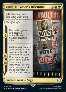 naokuroshop MTG [PIP][0649][多][R][EN][Vault 11：投票者のジレンマ/Vault 11: Voter's Dilemma] NM