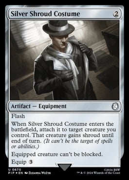 naokuroshop MTG [PIP][0670][茶][U][EN][シルバー・シュラウドの衣装/Silver Shroud Costume] NM