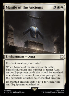 naokuroshop MTG [PIP][0693][白][R][EN][古き者のまとい身/Mantle of the Ancients] NM