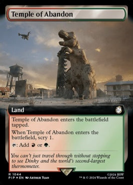 naokuroshop MTG [PIP][1044][土地][R][EN][奔放の神殿/Temple of Abandon] NM