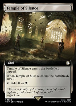 naokuroshop MTG [PIP][1052][土地][R][EN][静寂の神殿/Temple of Silence] NM