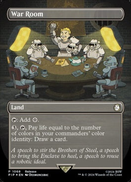 naokuroshop MTG [PIP][1068][土地][R][EN][作戦室/War Room] NM