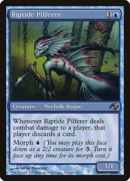 naokuroshop MTG [PLC][060][青][U][EN][激浪のこそ泥/Riptide Pilferer] NM