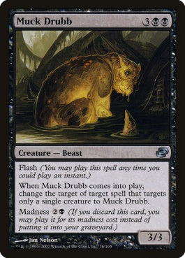 naokuroshop MTG [PLC][076][黒][U][EN][泥ドラッブ/Muck Drubb] NM