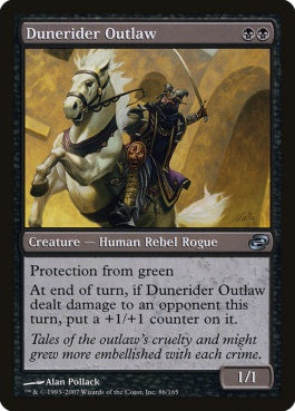 naokuroshop MTG [PLC][086][黒][U][EN][砂丘乗りの無法者/Dunerider Outlaw] NM