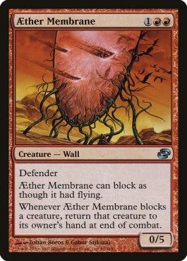 naokuroshop MTG [PLC][093][赤][U][EN][霊気の皮膜/Aether Membrane] NM